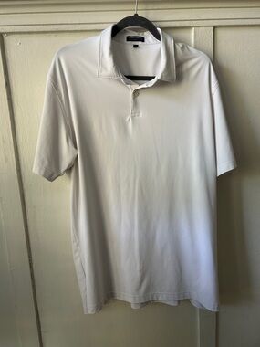 Peter Millar Men’s White Short Sleeve Polo